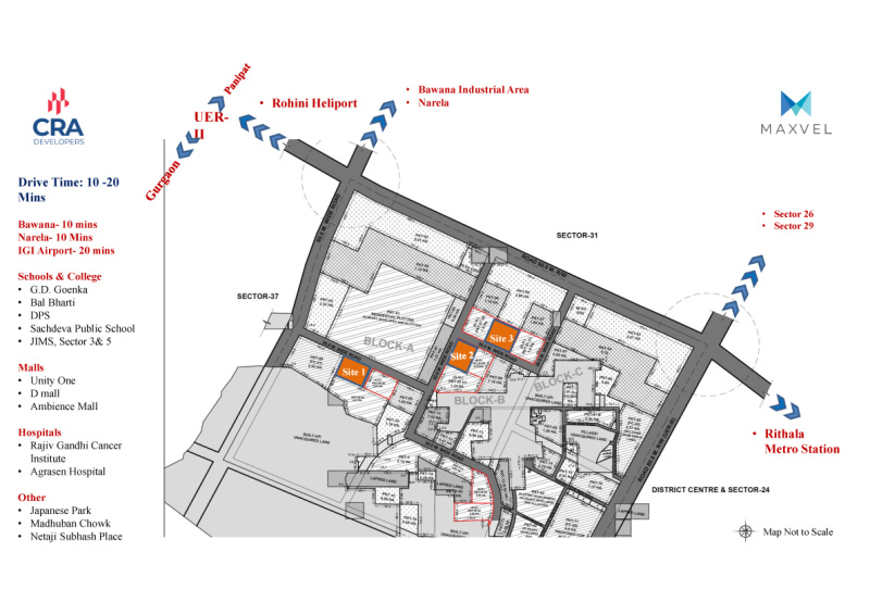 Luxury 3BHK Apartments In Rohini Sector 32