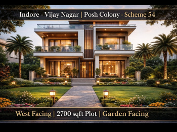 Garden facing 2700sqft plot on sale Near Vijay Nagar Scheme 54
