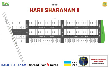 Residential Plot for Sale in Goverdhan Road, Mathura (80 Sq. Yards)
