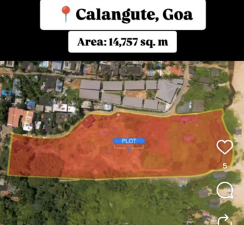 Commercial Lands /Inst. Land for Sale in Calangute, Goa (14700 Sq. Meter)