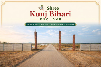 Shre Kunj Bihari Enclave, Kamar, Kosi Kalan, Mathura. PLOTS