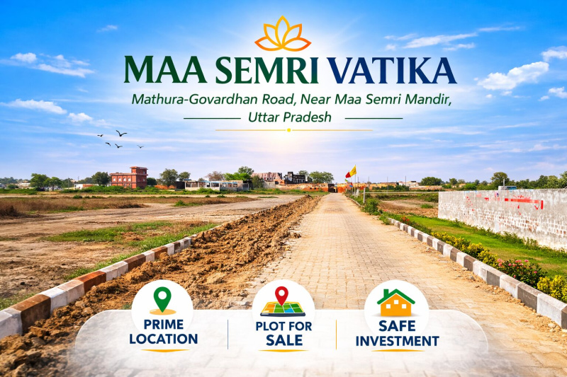 Residential Plots Available On Mathura-Goverdhan Road, Mathura, UP