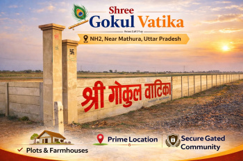 Plots available on EMI in Prime Location of Mathura-Vrindavan,