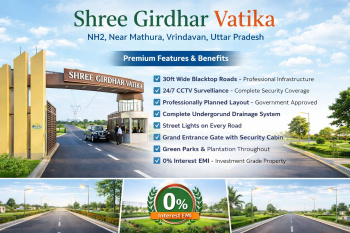 Residential Plot for Sale in NH-2, Vrindavan (50 Sq. Yards)