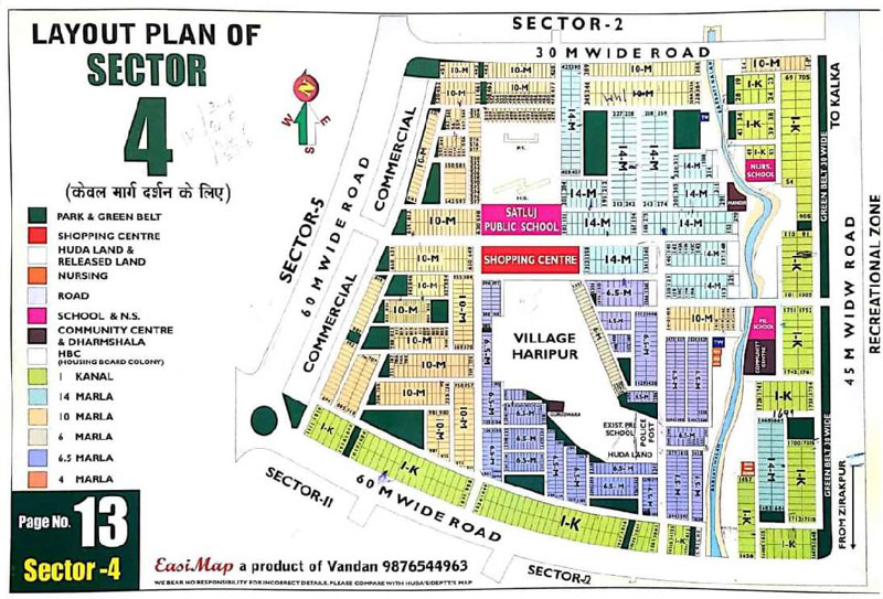 Plot for sale in sector 4 panchkula Haryana