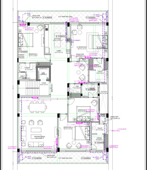 4 BHK Builder Floor for Sale in DLF Phase I, Gurgaon (4182 Sq.ft.)