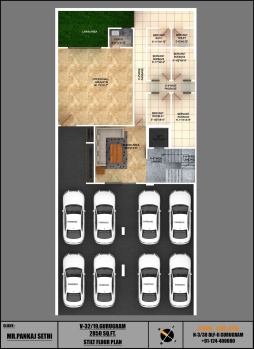 Builder Floor for Sale in DLF Phase III, Gurgaon (2844 Sq.ft.)