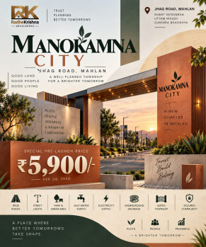 Residential plot sale in jhag road mahlan