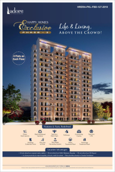 Flats & Apartments for Sale in Sector 82, Faridabad (3312 Sq.ft.)