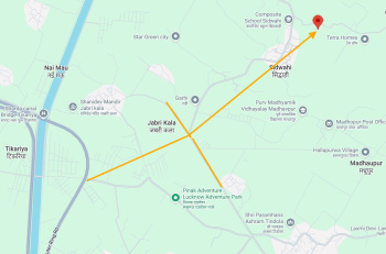 Farm house Land  Near outer Ring road kisan path , Chandoli, Nawabganj tehsil Barabanki U.P