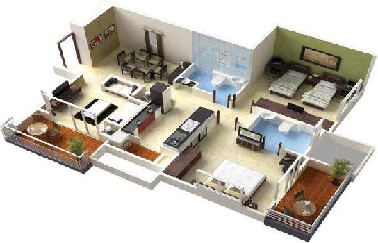 1 BHK Flats & Apartments for Sale in Jogeshwari, Mumbai (739 Sq.ft.)