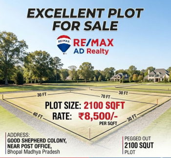 Residential Plot for Sale in Kolar Road, Bhopal (2100 Sq.ft.)