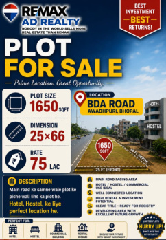 Plot for sale in BDA Awadhpuri