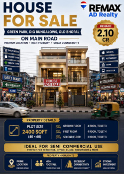 green park house for sale near DIG bunglow bhopal