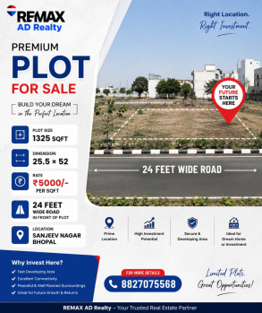 plot for sale at sanjeev nagar bhopal