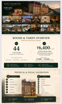 Hotel & Restaurant for Sale in Kufri, Shimla (28158 Sq.ft.)