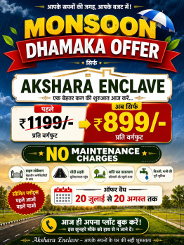 Residential Plot for Sale in Sukhi Sewania, Bhopal (1000 Sq.ft.)