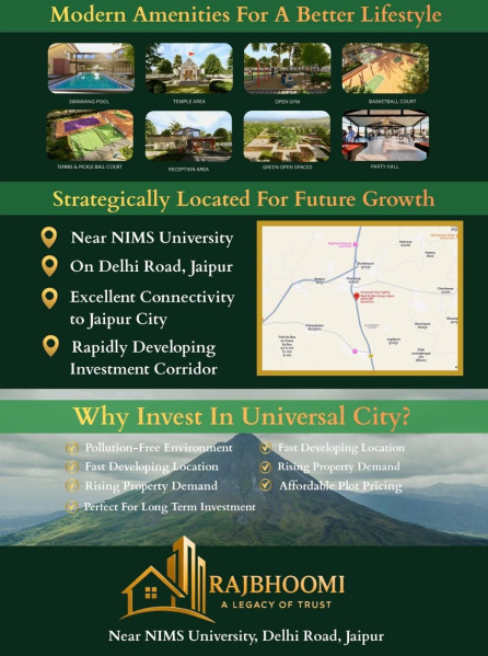 135 Sq. Yards Residential Plot For Sale In Amer, Jaipur
