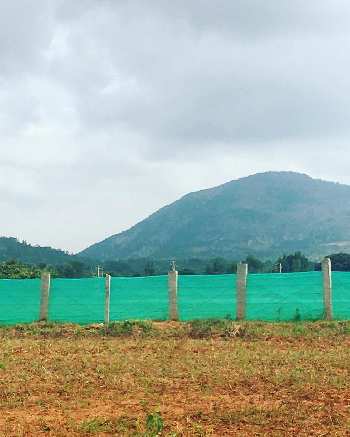 35 Guntas Farm Land for Sale with Beautiful Nandhi Hills View.