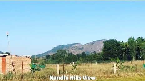 1 acre 6 guntas farm land for sale  with Nandhi Hills View.