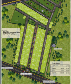 1850 Sq.ft. Residential Plot for Rent in Dasanapura, Bangalore