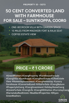charming coorg villa with beautiful garden