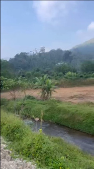 premium highway touch property near madikeri with flat land river touch and stunning view