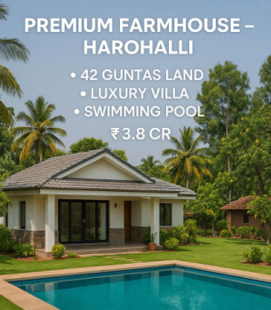 premium farmhouse for sale harohalli kanakapura road