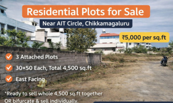 residential site for sale near ait circle chikkamagaluru