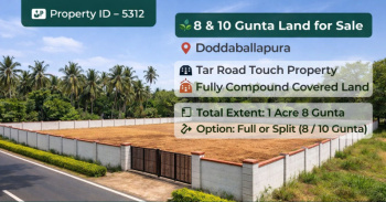 1acre 8 gunta property for sale doddaballapura bangalore
