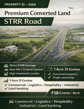 premium converted land for sale STRR road doddaballapura