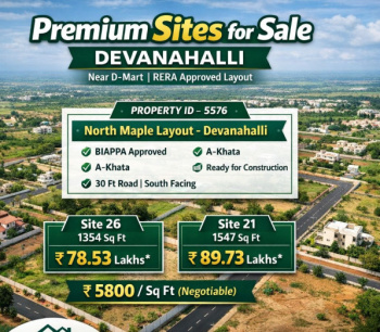 premium residential sites for sale devanahalli near d mart