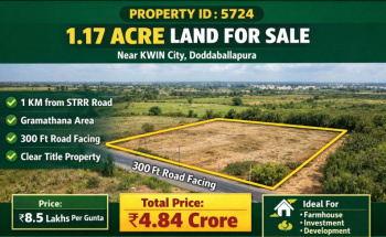 1.17acre land for sale near doddaballapura
