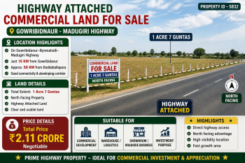 highway attached commercial land for sale