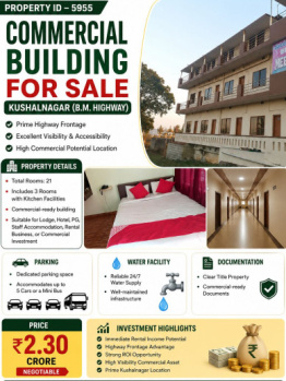 commercial building for sale kushalnagara