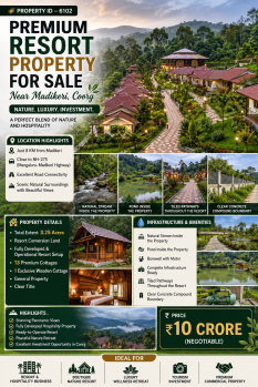 premium resort property for sale near madikeri coorg