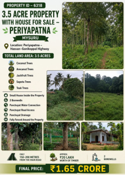 2.5 acres coeffe esate for sale near somwarpete coorg