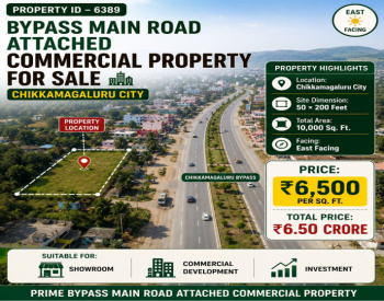 bypass main road attached commercial property for sale