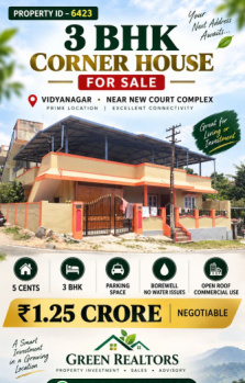 Independent House for Sale in Madikeri, Kodagu (5 Cent)
