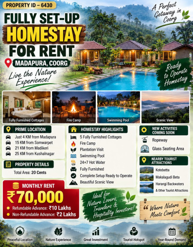 Fully Set Up Homestay For Rent