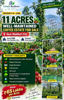 11 acres well maintained coeffe estate for sale