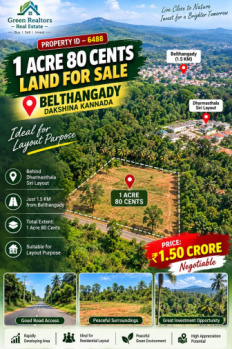 1 acres 80 cents land for sale