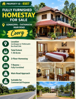 fully furnished homestay for sale