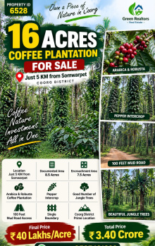 16 acres coeffe estate for sale