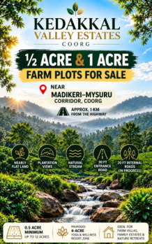 1 acre and also half acre farm plots for sale