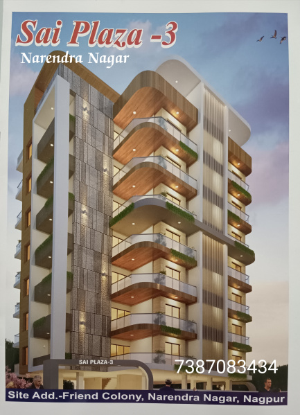 3 BHK Flats & Apartments for Sale in Narendra Nagar, Nagpur (1750 Sq.ft.)