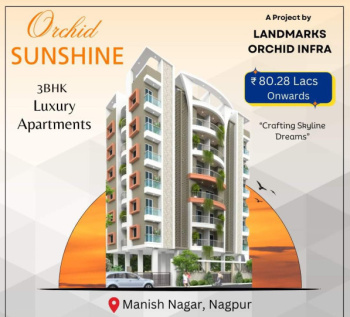3 BHK Flats & Apartments for Sale in Manish Nagar, Nagpur (1500 Sq.ft.)