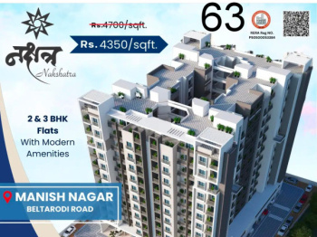 3 BHK Flats & Apartments for Sale in Manish Nagar, Nagpur (1350 Sq.ft.)