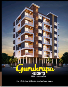 3 BHK Flats & Apartments for Sale in Ayodhya Nagar, Nagpur (1350 Sq.ft.)