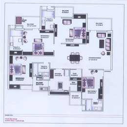 4 BHK Flats & Apartments for Sale in Zirakpur (2420 Sq.ft.)